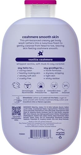 EOS VANILLA CASHMERE BODY WASH 473ML