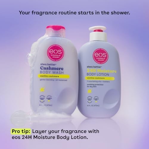 EOS VANILLA CASHMERE BODY WASH 473ML