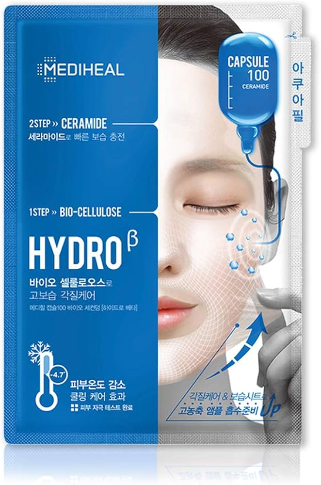 MEDIHEAL HYDRO CERAMIDE & BIO CELLULOSE MASK