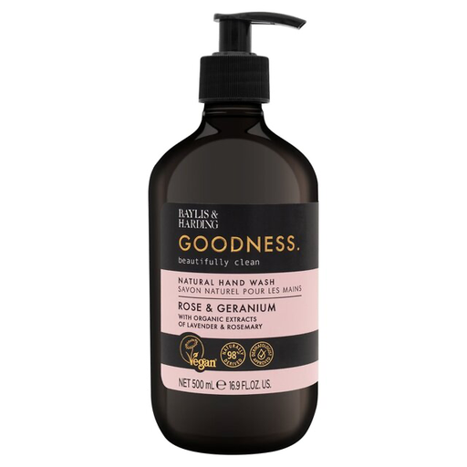 BAYLIS & HARDING ROSE HAND WASH 500ML