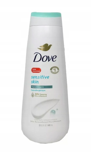 DOVE SENSITIVE SKIN BODY WASH 680ML